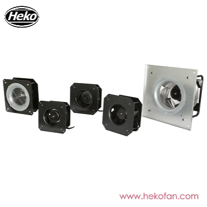 Ventilador centrífugo trasero industrial de conducto HEKO EC225mm 