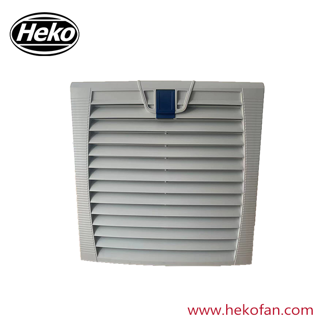 Ventilador axial HEKO de CA de 200 mm con malla filtrante