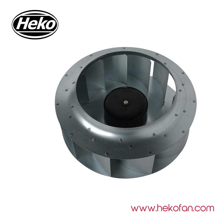 Ventilador centrífugo hacia atrás de extracción industrial HEKO DC280mm 