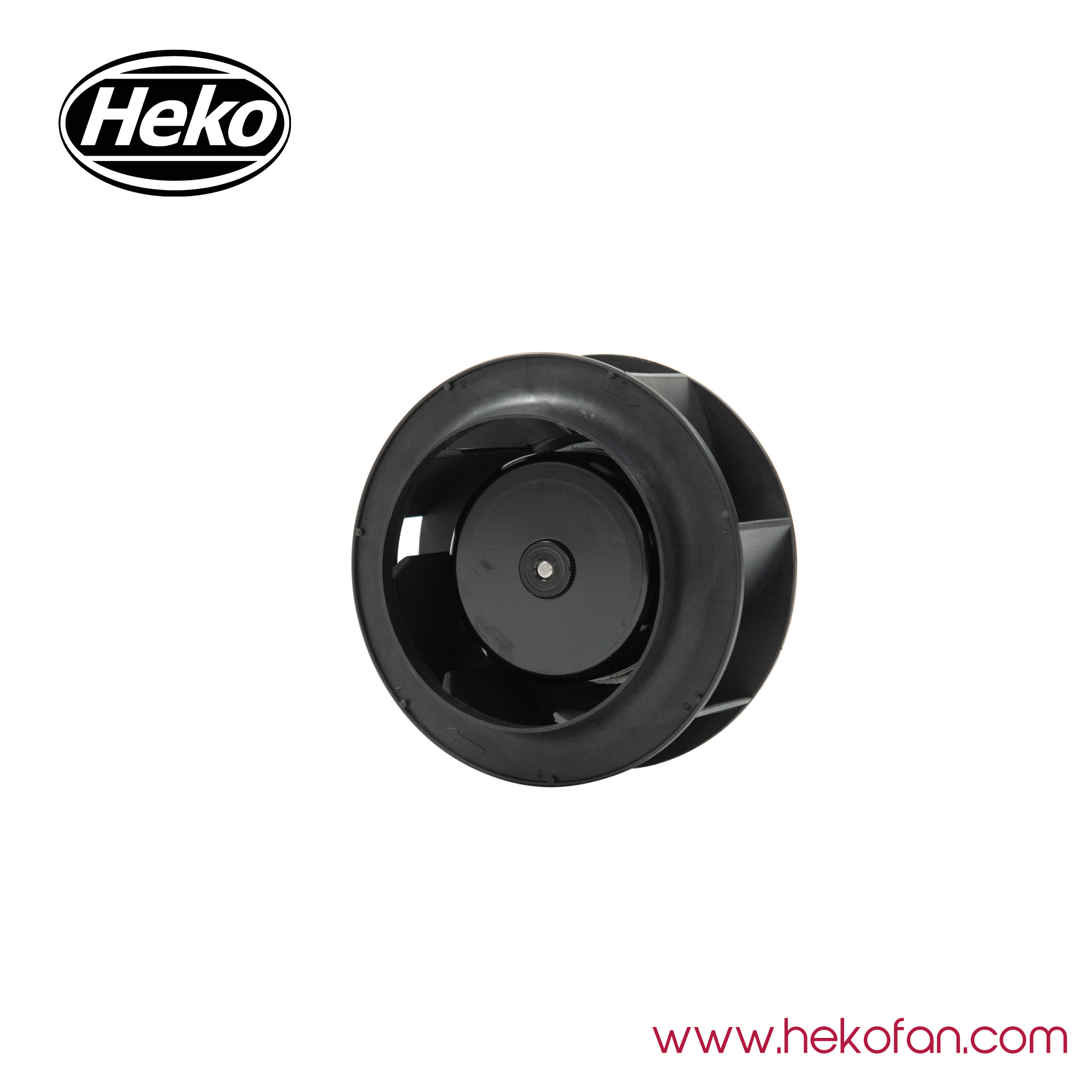 Centrífuga trasera HEKO DC133mm DC para cabina de pintura