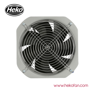 Ventilador axial de refrigeración HEKO DC200mm 24V 48V para invernaderos 