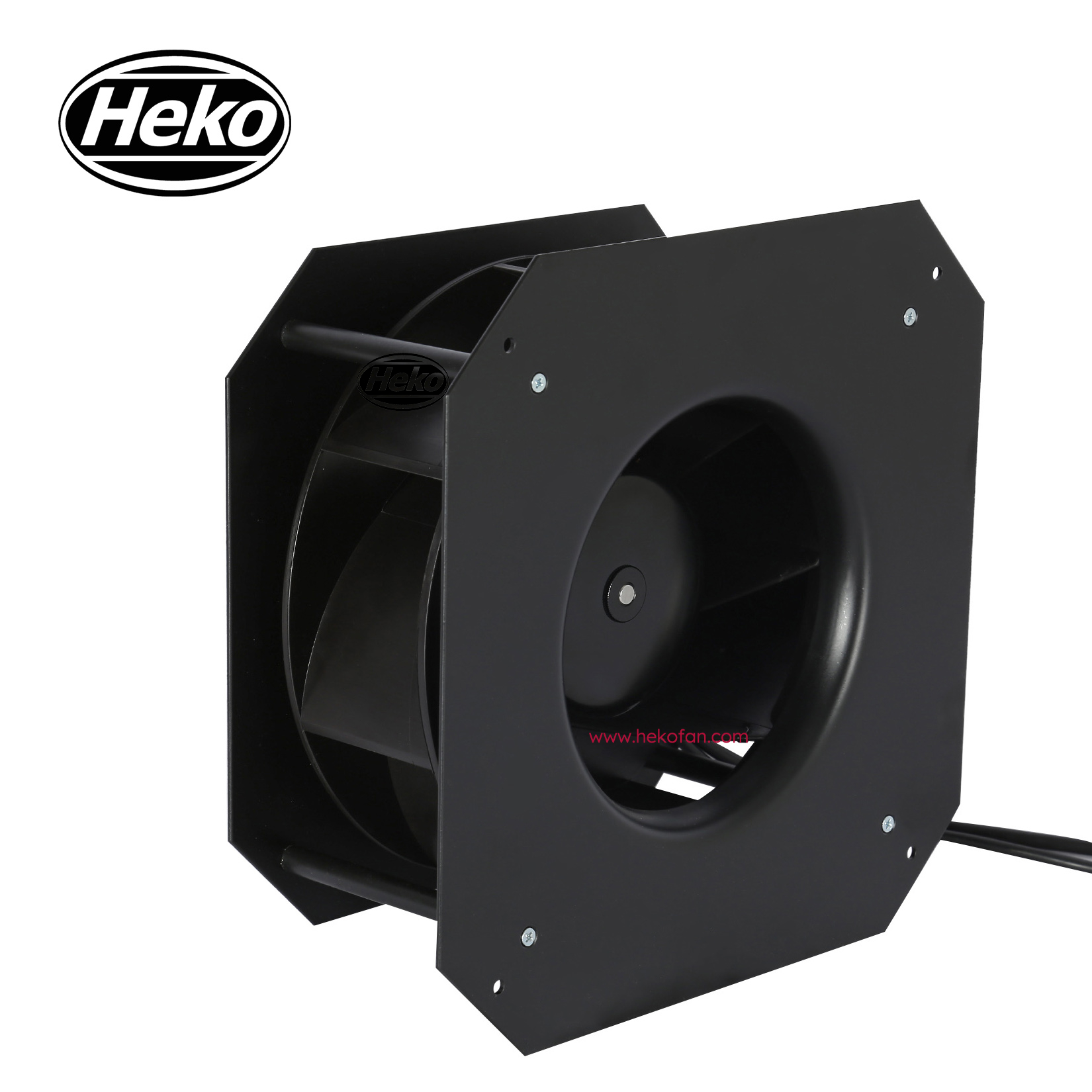 Ventilador centrífugo industrial hacia atrás HEKO EC225mm Duct 
