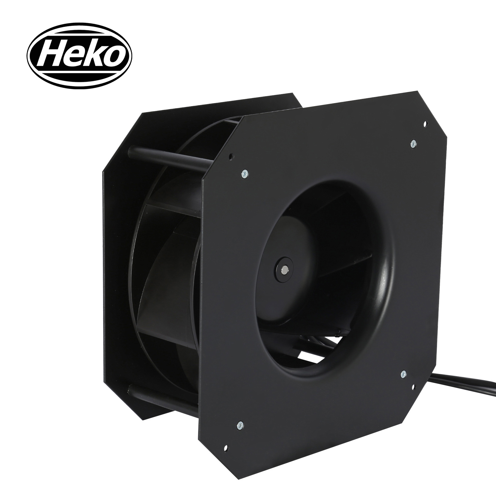 Ventilador centrífugo trasero industrial de conducto HEKO EC225mm 