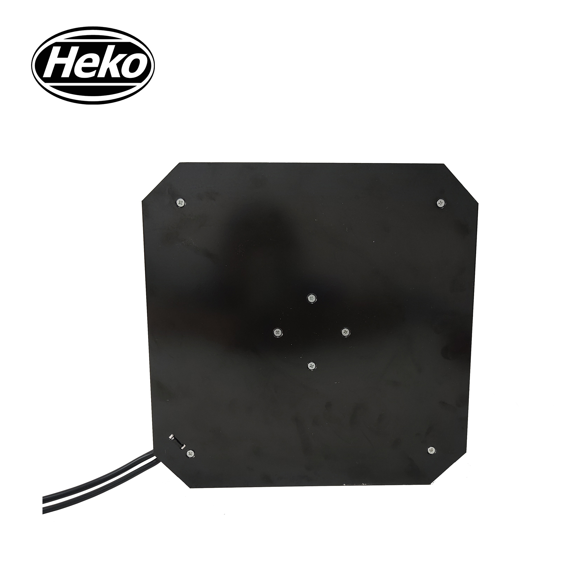 Ventilador centrífugo curvo HEKO EC133mm 230VAC con soporte