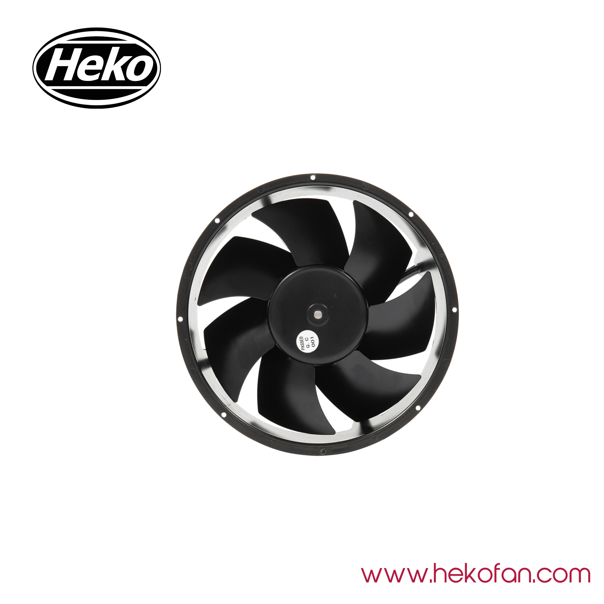 Fan industrial axial del acero inoxidable de HEKO DC215mm para los animales