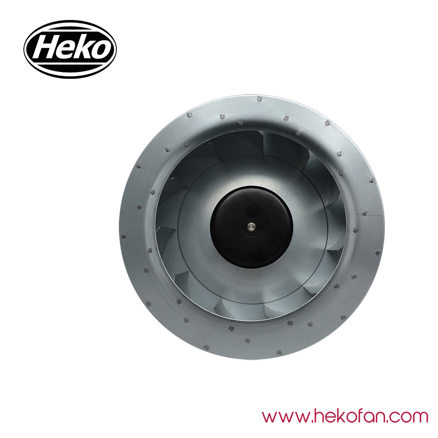 Ventilador centrífugo hacia atrás con motor HEKO DC280mm 48V BLDC