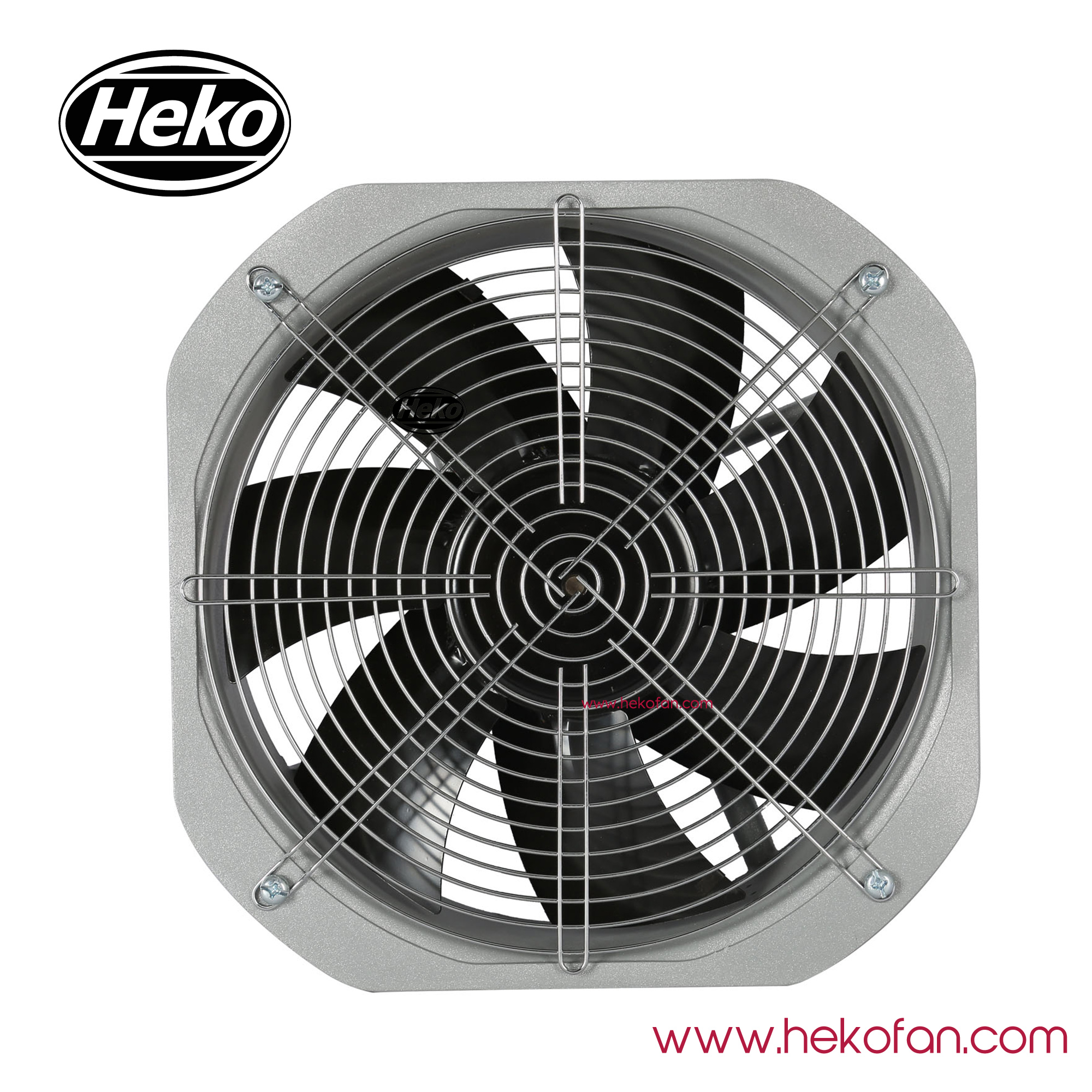 HEKO DC250mm 24V 48V Aire acondicionado HVAC Ventilador de motor axial