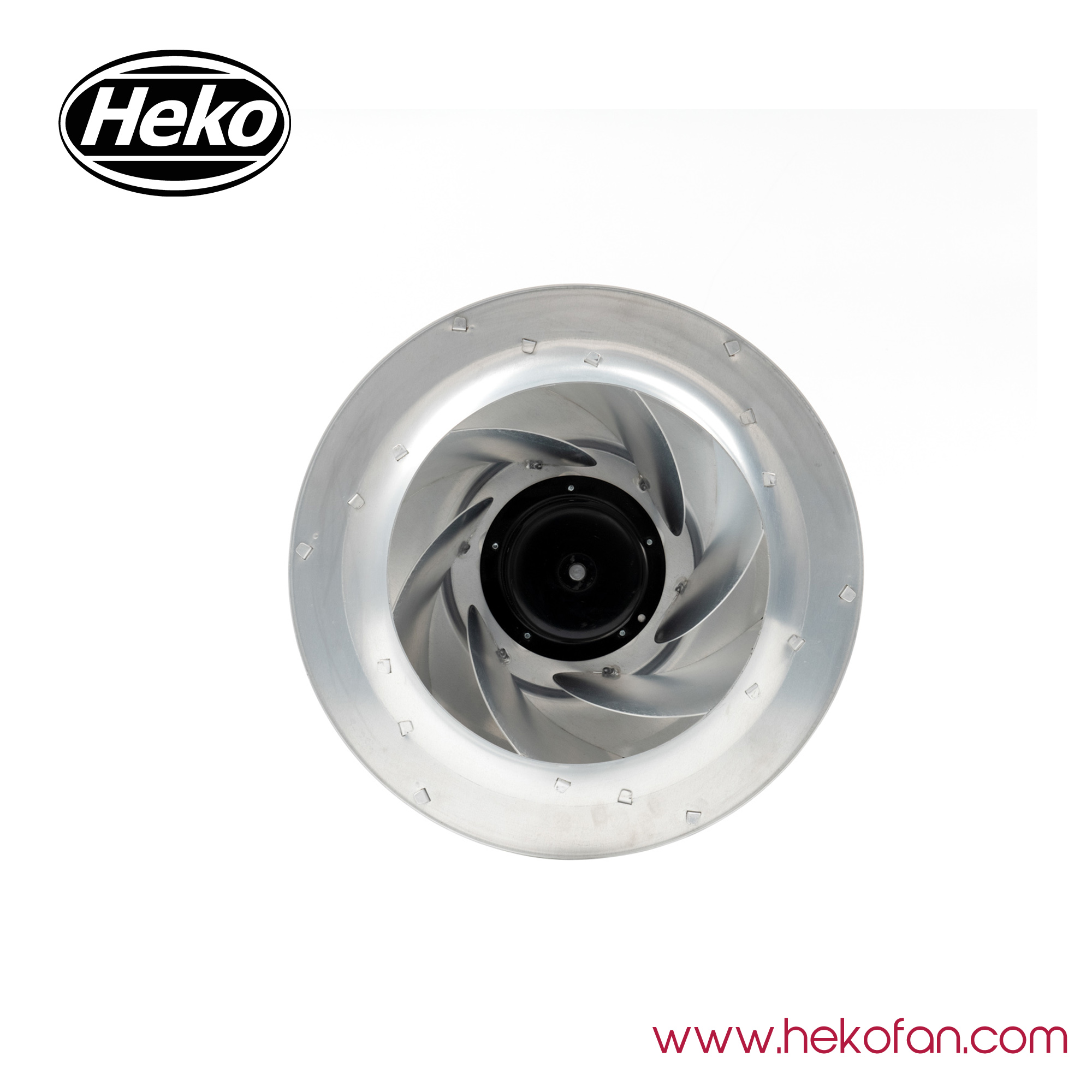 Ventilador de chimenea centrífugo de alta velocidad HEKO DC400mm 48VDC
