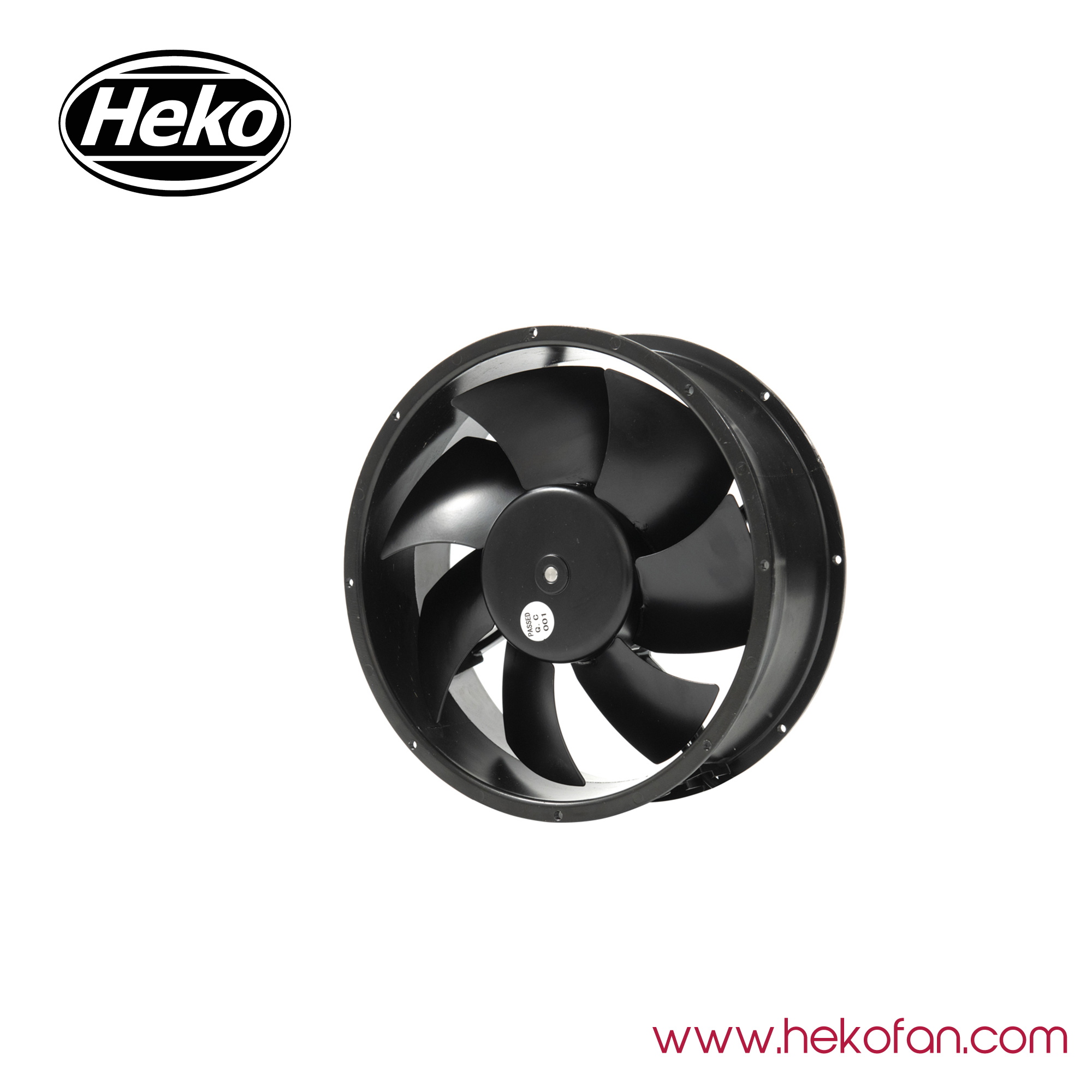 Fan industrial axial del acero inoxidable de HEKO DC215mm para los animales