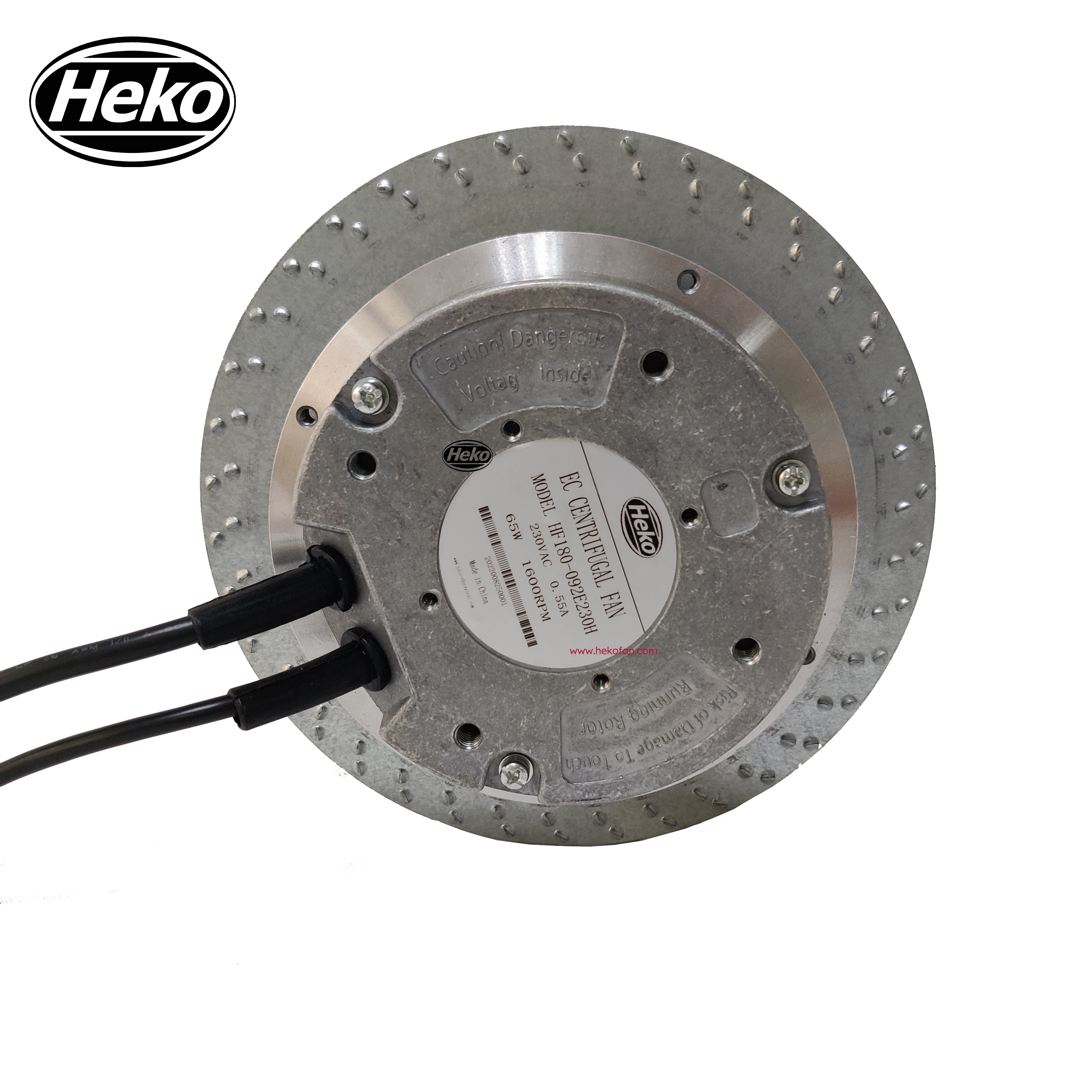 Ventilador centrífugo de alta velocidad HEKO EC180mm para baño