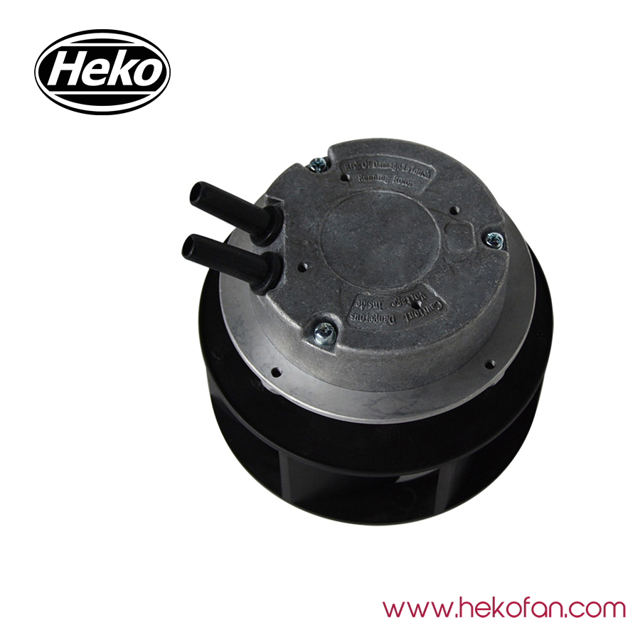 Ventilador centrífugo curvo HEKO EC133mm 230VAC Backword
