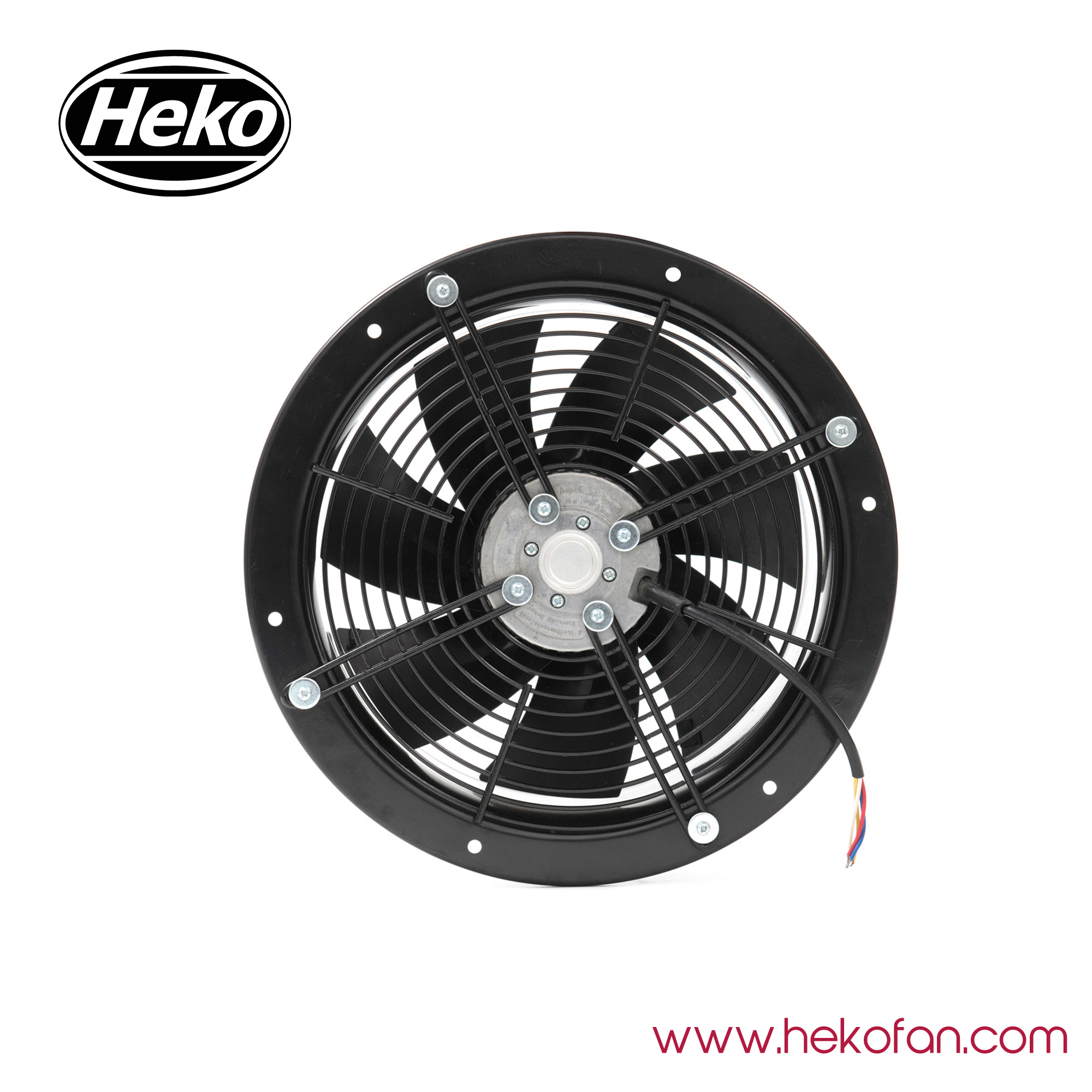 Ventilador axial de escape resistente de alta velocidad HEKO DC300 mm 