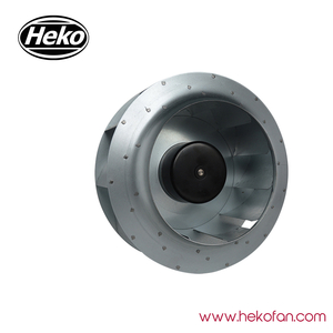 Ventilador centrífugo trasero de extracción industrial HEKO DC280mm 