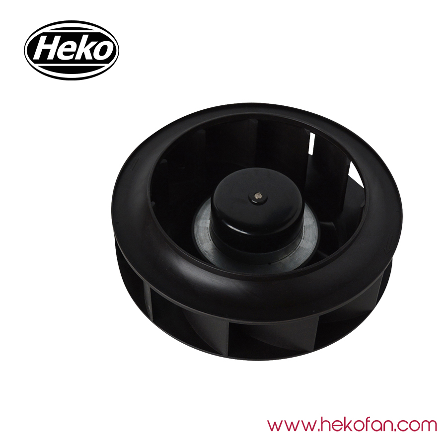Extractor de aire centrífugo curvado de alta presión HEKO de 220 mm Mini Backword