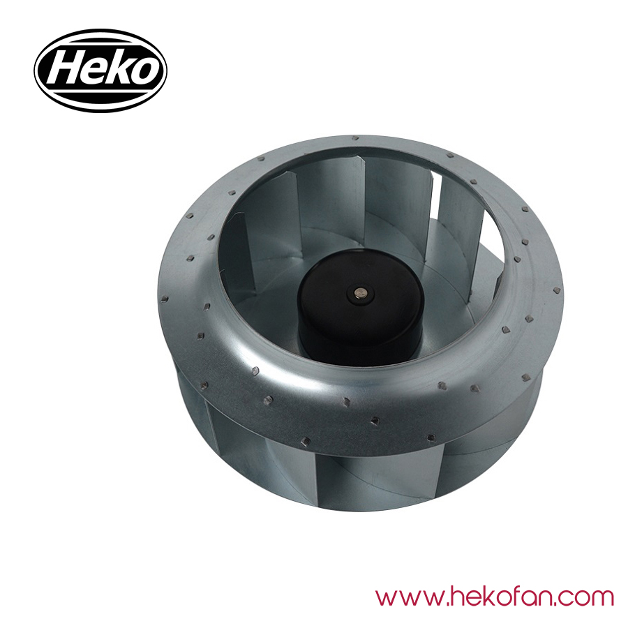 Ventilador centrífugo hacia atrás con motor HEKO DC280mm 48V BLDC