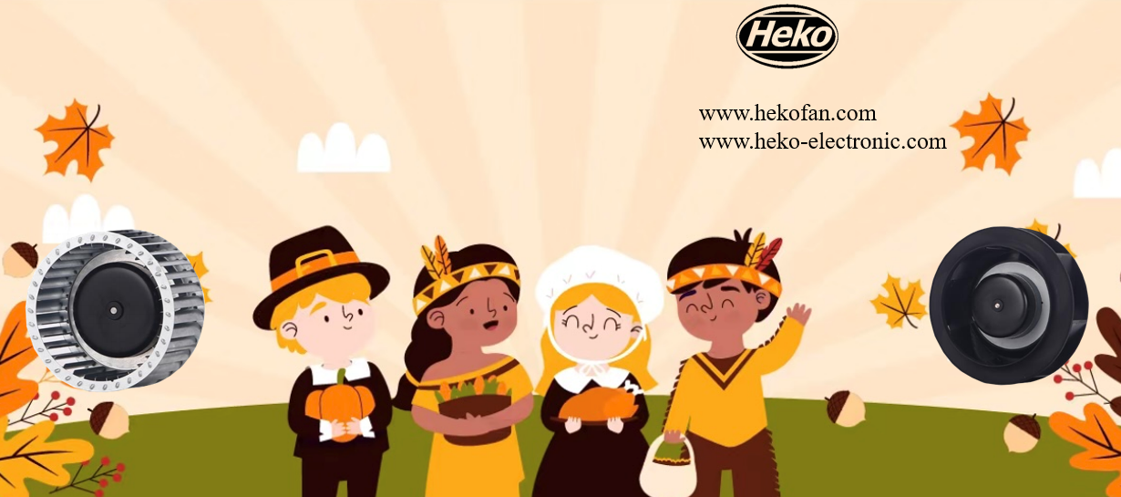 HEKO celebra el Día de Acción de Gracias con ventiladores centrífugos