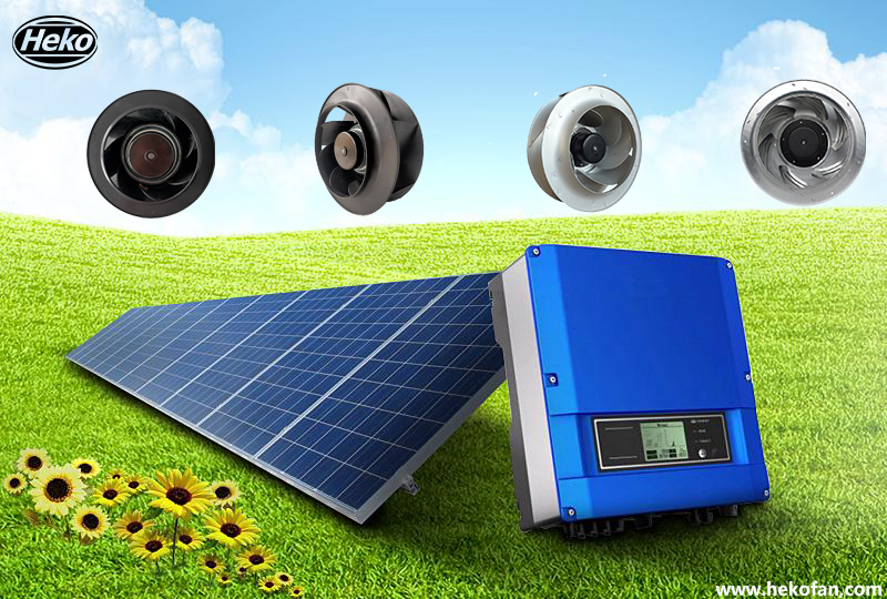 Aplicación de ventilador de energía fotovoltaica